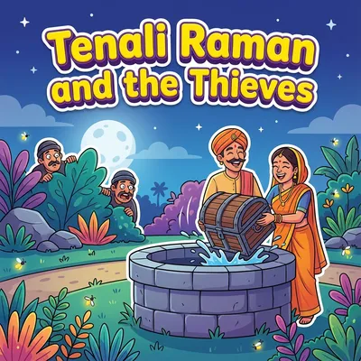 Tenali Raman and the Thieves – Tenali Raman Story for Kids