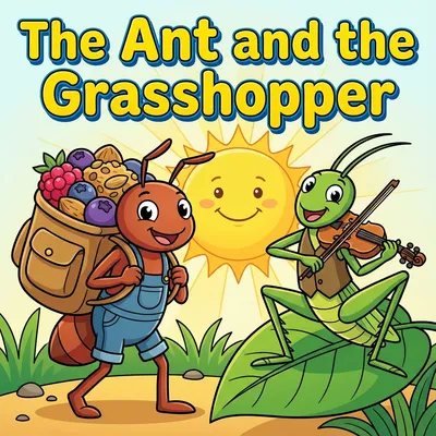 The Ant and the Grasshopper – Aesop Fable for Kids