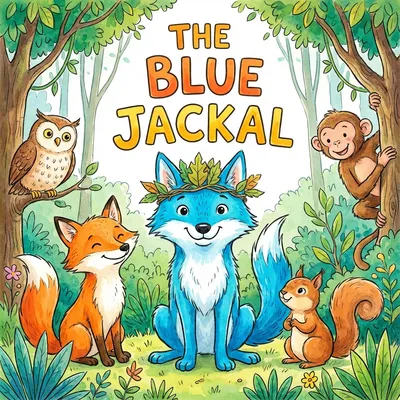 The Blue Jackal – Panchatantra Story for Kids