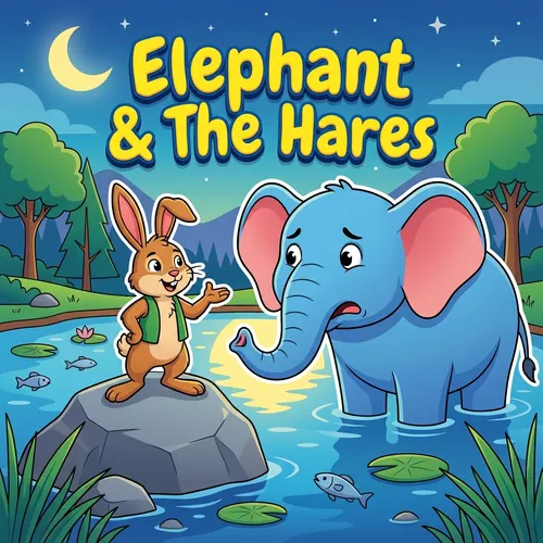 The Elephant and the Hares – Panchatantra Story for Kids