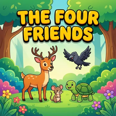 The Four Friends – Panchatantra Story for Kids