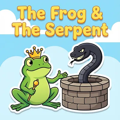 The Frog and the Serpent – Panchatantra Story for Kids