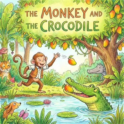 The Monkey and the Crocodile – Panchatantra Story for Kids
