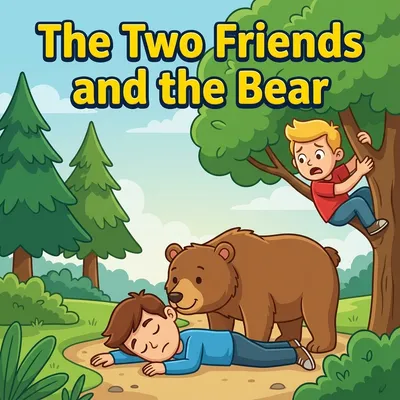 The Two Friends and the Bear – Panchatantra Story for Kids