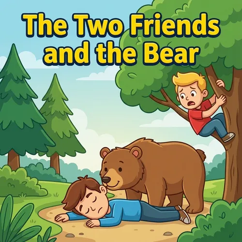 The Two Friends and the Bear – Panchatantra Story for Kids