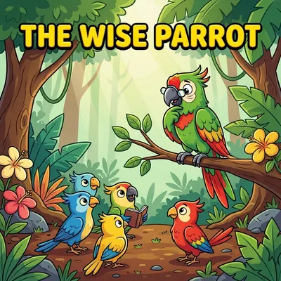 The Wise Parrot – Animal Story for Kids